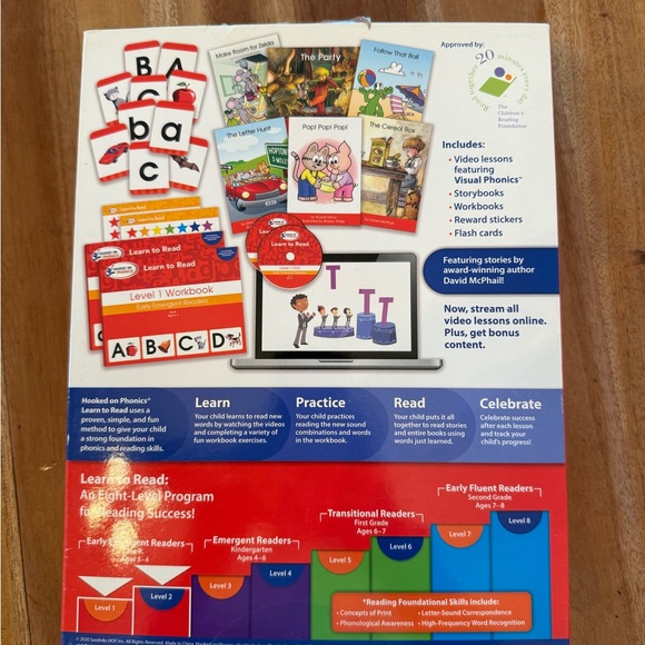 Hooked on Phonics - Learn to Read Level 1 and 2 - Picture 3 of 4